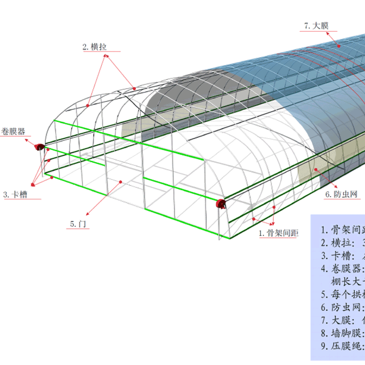 拱棚設(shè)計(jì)高清圖片
